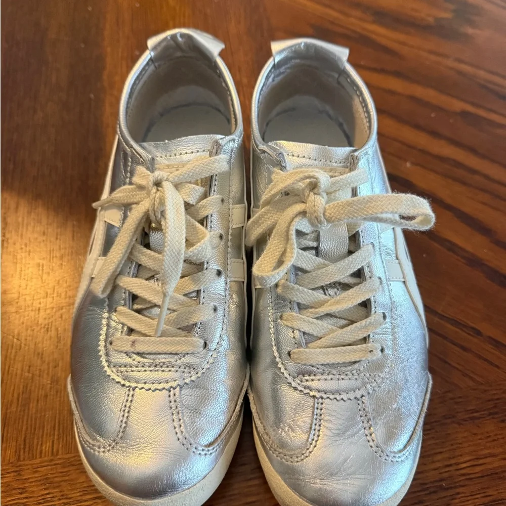 Onitsuka Tiger by Asics Silver Sneakers - Picture 2 of 6